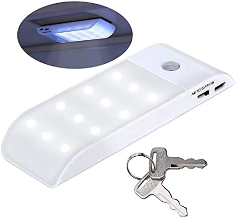 10L0L Golf Cart Roof Light USB Rechargeable Touch LED Golf Cart Dome Lights & Replacement Ignition Keys Fits Yamaha