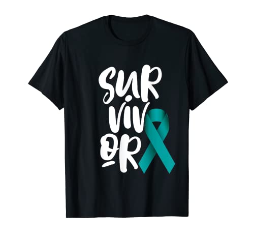 Regalo guerrero cinta de concienciación sobre cáncer de ovario Camiseta