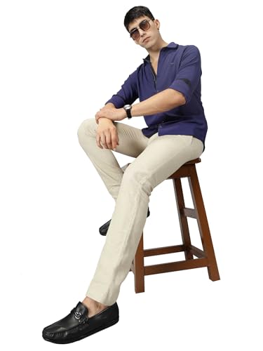 Image of STELLERS Men's Premium Full Sleeve Shirt | Feather Touch Feel| Regular Fit| Odour Resistant| Anti-Static| Wrinkle Free| Quick Dry | Stretchable| Lightweight| Sweat-Proof