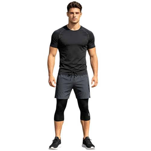 Mallas de entrenamiento versátiles para gimnasio pantalones de rendimiento 7/8 4