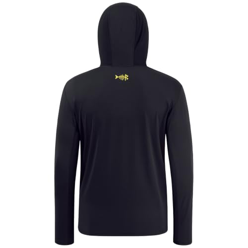 Image of BASSDASH Men's UPF 50+ Fishing Hoodie Shirts with Chest Pocket Lightweight UV Sun Protection Long Sleeve Hiking Sports FS34M