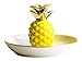 Home Decoration Ornament Keramik Schmuck Tablett Schmuck Speichergericht Display Teller Ananas Design Ringhalter Nordischer Desktop -Ornament Kunsthandwerk for Ohrringe Armband Halskette