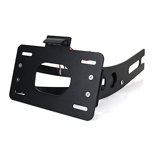 Support de plaque latéral Shadow VT 600 idéal pour vos rides et rassemblements Bobber