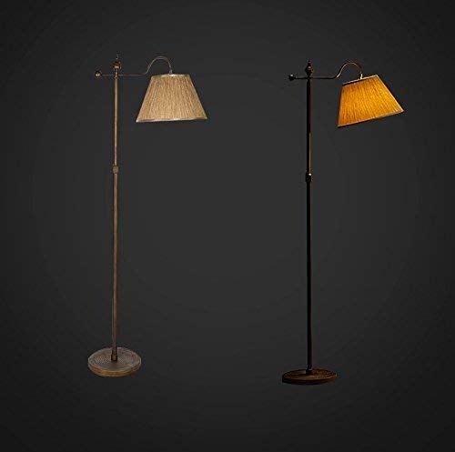 AZ Accueil Lampadaire, Lampe à Poser au Sol, Lampe à Poser American Iron Lampe Verticale créative Jane Lampe de canapé Rustique rétro européen Lampe Debout Lampe de Table Verticale pour la Protection