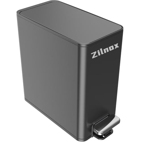 Zilnox �ŐV�� �S�~�� �ӂ��t�� �X���� �X�e�����X ������� �h�L �y�_���� �c�^ �L�b�`�� ���ʏ� ��14x���s30.8x����27.9cm 6L �O���[
