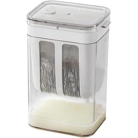 Foribyw Greek Yogurt Strainer with Lid Cover