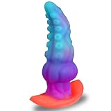 Large Butt Plug XL Tentacle Anal Plug, Thick Butt Plug Wearable Big Buttplug Huge Light Up Tentacle Dildo, 6.50'' Monster Dildo Prostate Massager, Giant Anal Gay Sex Toy for Men Women Couples