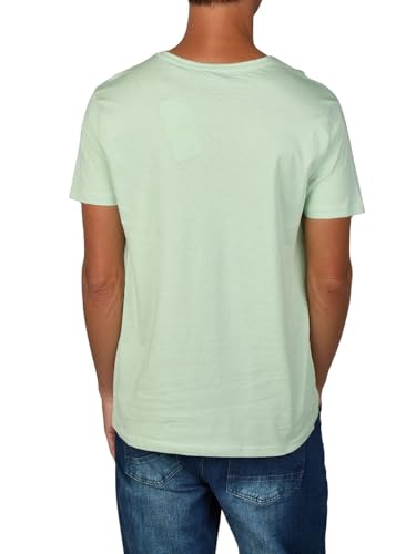 riverso Tshirt Herren Baumwolle Regular Fit RIVLeon Rundhals Kurzarm Sommer Tee Shirt Print, Größe:L, Farbe:Grün (NJD) – Ansicht 3