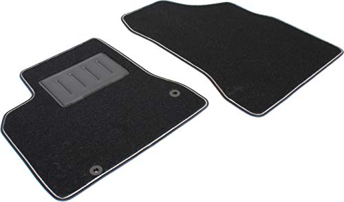 Tapis de voiture SPRINT00619 moquette noire pour protection habitacle