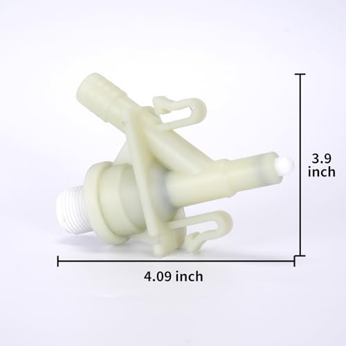 Image of Upgraded RV Toilet Water Valve Kit 385311641 for Sealand Dometic 300, 301, 310, 311, 320, 321 series RV camper toilets and pedal-flush toilets