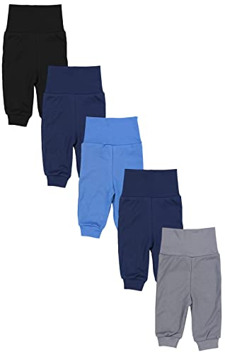 TupTam Unisex Baby Lange Pumphose 5er Pack, Farbe: Junge, Größe: 86