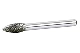 Fácil de usar Cofan 32081206 - Fresa rotativa de metal duro y dentado cruzado, punta llama