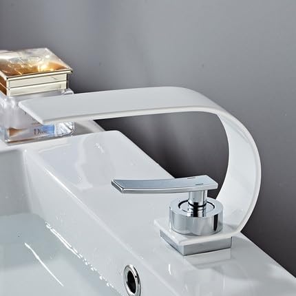 Mitigeur de salle de bain lavabo vasque noir laiton robinet chaud et froid