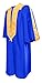 GradPlaza Deluxe Choir Robe with Cuff Sleeves For Church Clergy Clothing Priest Robe Royal Blue Size 60FF