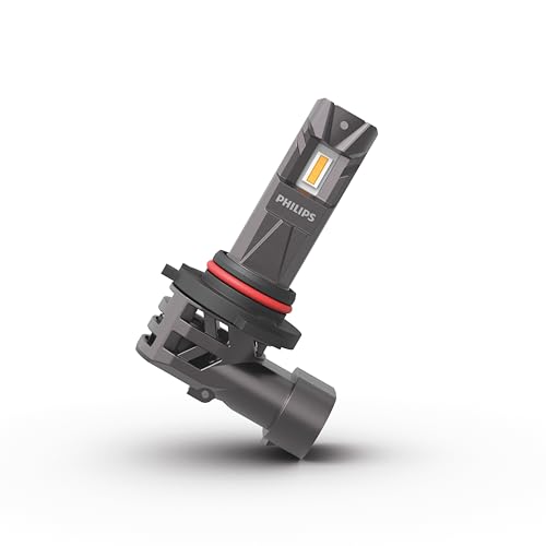 Image of Philips WeatherVision LED car headlight bulb (HB3 /HB4), ultra-compact direct-fit, Halogen color match, easy install, LED performance, 3500K, set of 2