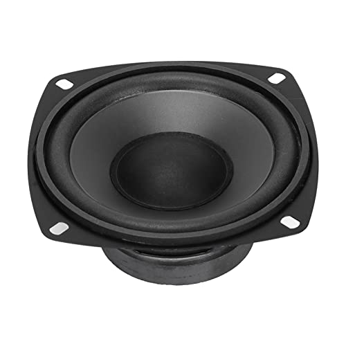 Akozon Altavoces Coaxiales de Rango Medio de 400 W, Altavoces de de Sonido para Automóvil de Alta Potencia de 4 Pulgadas, Estéreos Negros de Calidad Clara para Automóviles y