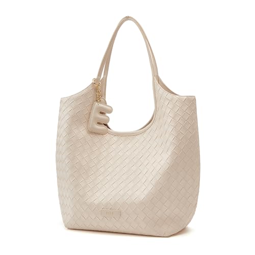 Bolso Tote Liviano de Cuero Vegano Trenzado ELLE miniatura 5