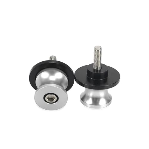 Diábolos Moto Tornillos Basculante Para CFMOTO 250CLX 300CLX 450CLC 700CLX Carretes Basculantes Tornillos Y Deslizadores Para Caballete Trasero De Motocicleta(Plata)