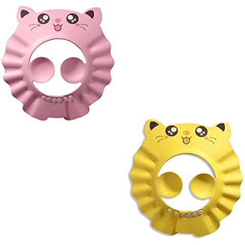 2 Piezas Gorro de Ducha Bebé Ajustable Cover