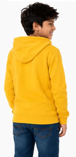 Image of T2F Boy's Cotton Regular Fit Hooded Sweatshirt