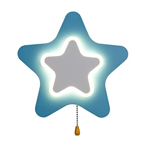 FREEDL Blau Kinderzimmer Wandlampe mit Schalter 14W LED Innen Wandleuchte...