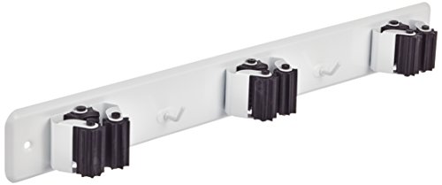 Support mural accroche balais triple BRINOX 84Y3 solution gain de place placard