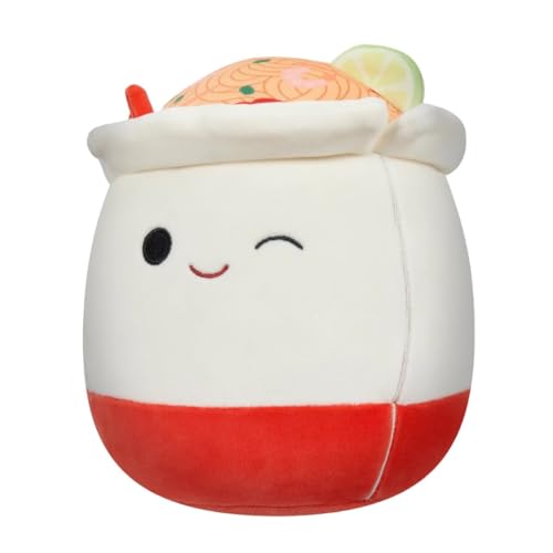 Squishmallows Original 7.5-Inch Daley Takeout Noodles - Small-Sized Ultrasoft Official Plush, White - Image 2