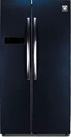 Panasonic 584 L Frost-Free Side-By-Side Refrigerator (NR-BS60MHX1, Dark Grey Steel)