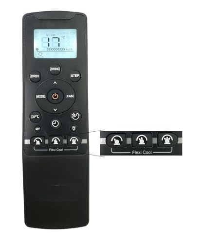 Image of BLACKSHEEP Compatible with Carrier Ac Remote Original RG56CMI-B1 Model 236 Suitable for 1 | 1.5 | 2 | Ton Split and Window Air Conditioner (Best Replacement for Your Old Remote)