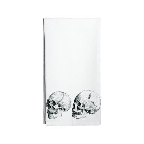 Montgomery Street Skulls Cotton Flour Sack Dish Towel Cover