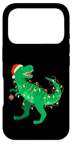Funny T-Rex Dinosaur, Christmas New Year Holiday Present Fun �X�}�z�P�[�X iPhone 17 Pro �p