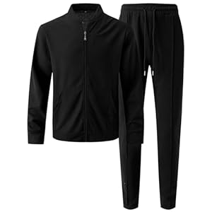 Jogging Athletic Suit Sets Fashion Personality Long Sleeve Jacket Trouser Suit 2 Piece Jogger Set for Men Track Suit