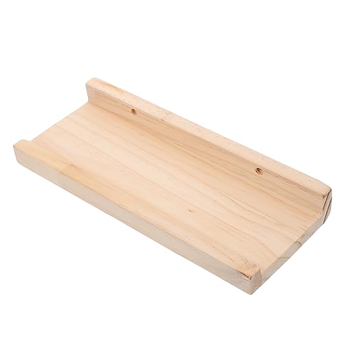 Mikikit Estante Flotante de Madera para Pared Balda Decorativa Multiusos para Baño Dormitorio y Cocina Soporta Carga Elevada Compacto Color Madera Natural
