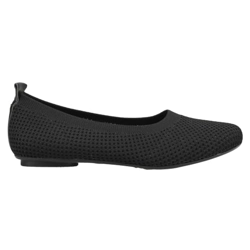 VANELi Womens Suvi Perforated Ballet Flats Casual - Black