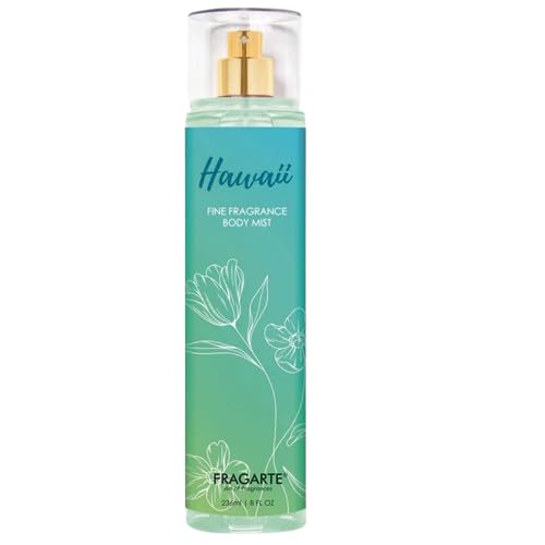 Image of Hawaii Body Mist for Women & Girls - Long Lasting Body Mist, Refreshing Daily Wear Body Spray, 236 ml