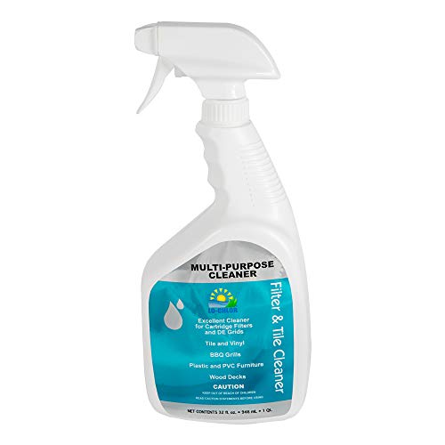 Lo-Chlor Filter & Tile Cleaner | Great All Purpose Cleaning Product | Perfect for Wood Decks, PVC Furniture, Cement Surfaces, Grill Tops and More | Spray On and Rinse Off