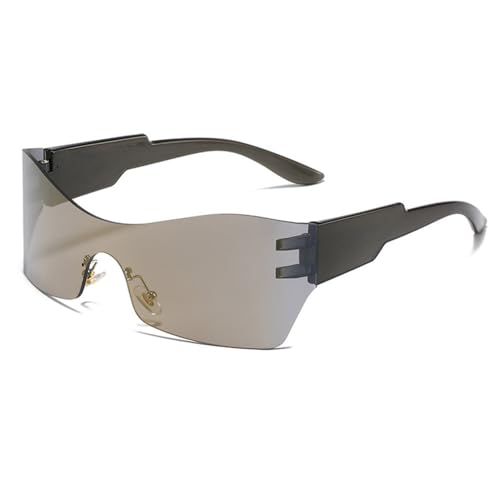 Lunettes de soleil œil de chat sans monture look années 90