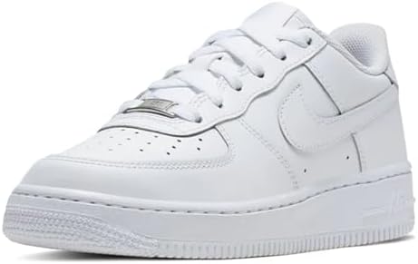 Nike Unisex Air Force 1 LE (GS) Sneaker, Kids, White/White
