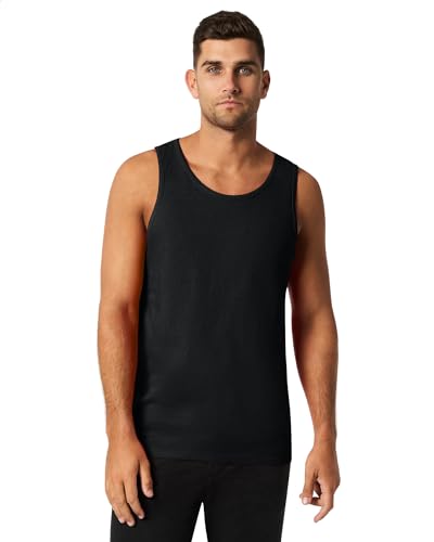 Fashion Gildan 5200 Heavy Adult Tank Top Black XX-Large