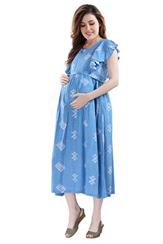 Image of AV2 Women's Rayon Empire Kurti (5098BXL Blue X-Large)