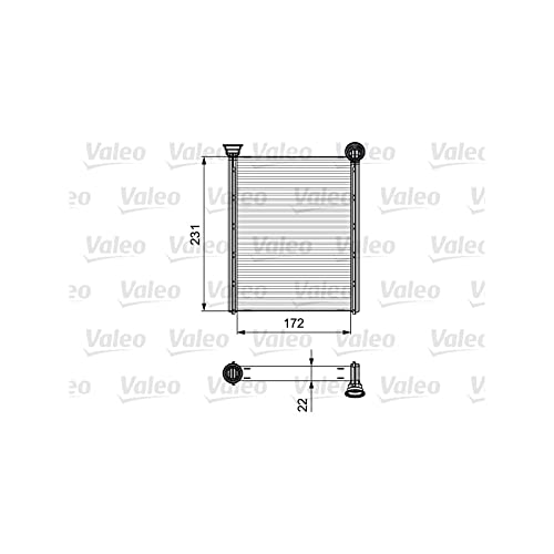 VALEO-811534-Système de chauffage-Systèmes de climatisation VALEO - Radiateur de chauffage à hautes performances -
