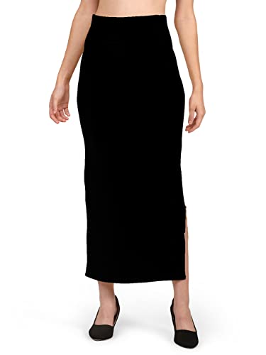 Image of Mehrang Stretchable Saree Shapewear Petticoat for Women, Cotton Blended,Petticoat,Skirts for Women,Shape Wear Dress for Saree