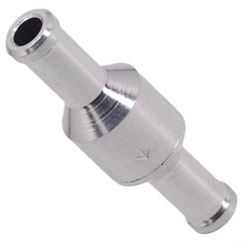 Aluminum Check Valve for Brake Booster Vacuum Hose, One-Way Non-Return Valve 6mm 8mm 10mm 12mm for Automotive Hydraulic Systems(10mm)