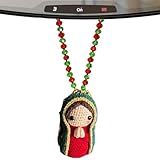 para retrovisores, Virgen María de de algodón, Colgante para Bolso | Decoración de Coche Colgante para Espejo retrovisor | para camión SUV Vehículos Casa Oficina Regalo Cumpleaños Navidad