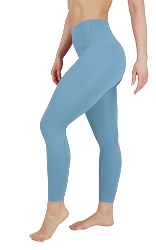 Yogalicious Womens High Waisted Leggings Squat Proof Workout Running Yoga Pants - Spring Lake Lux 25" - 1X