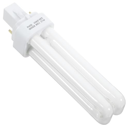 STOBAZA 4 Pezzi Lampadine Fluorescenti Pin Tubo Luce Bianca Fredda Energetico per Illuminazione Soffitto Bagno Facili da Installare e Resistenti