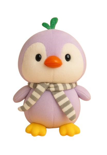 SCOOBA Penguin Soft Toy 20 cm (Purple Penguin with Scarf)-picture-12