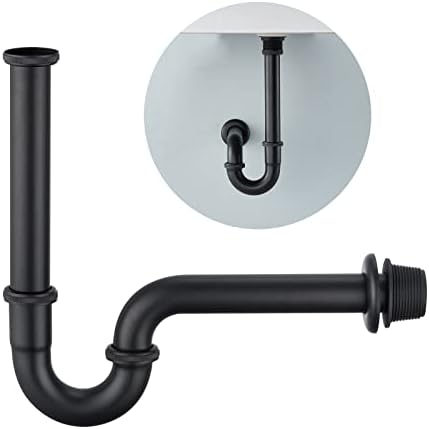 Heixutas Brass P Trap Bathroom Sink : 1 1/4 Sink Trap with Adjustable ...