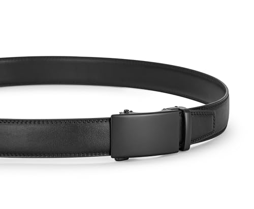 Image of Men's Belt, Ratchet Dress Casual Belt with Adjustable Automatic Buckle Trim to Fit