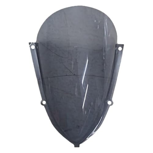 Image of Racing Bubble Visor Windscreen Wind Deflector Compatible for Aprilia RS457 Smoke Black